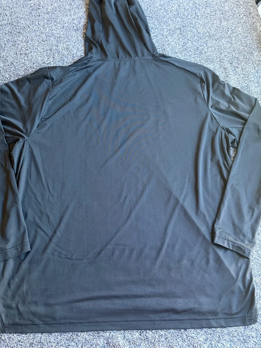 Nike Men's DePaul black Hooded Long-Sleeve Shirt Size 2XL